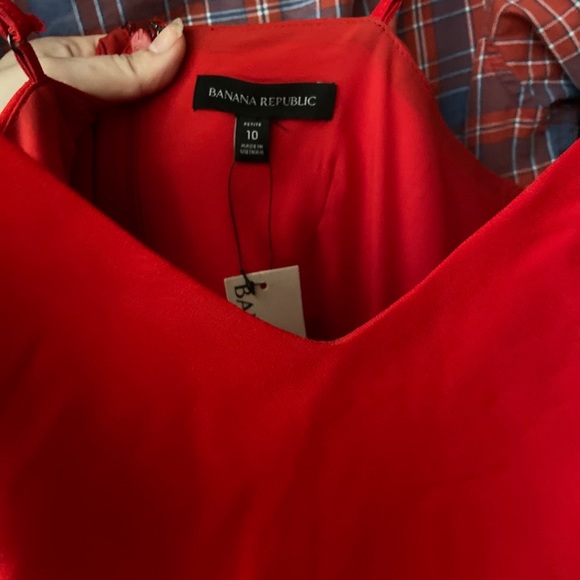 NWT BANANA REPUBLIC RED DRESS - Picture 3 of 5